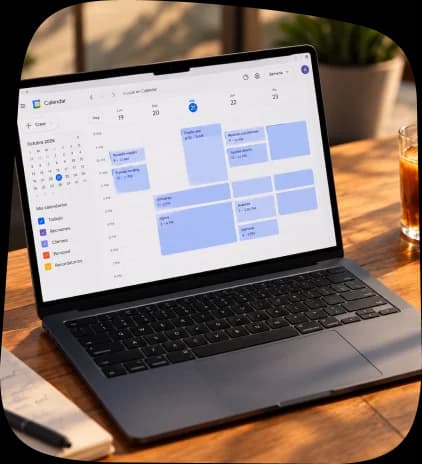 Un notebook con el panel de CheckCheckCheck sobre la mesa de un local